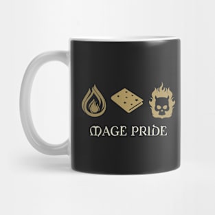 Mage Pride - Sorcerer Wizard Warlock - Necromantic Warlock Sorcerer Wizard Carpe DM Tabletop RPG Addict Mug